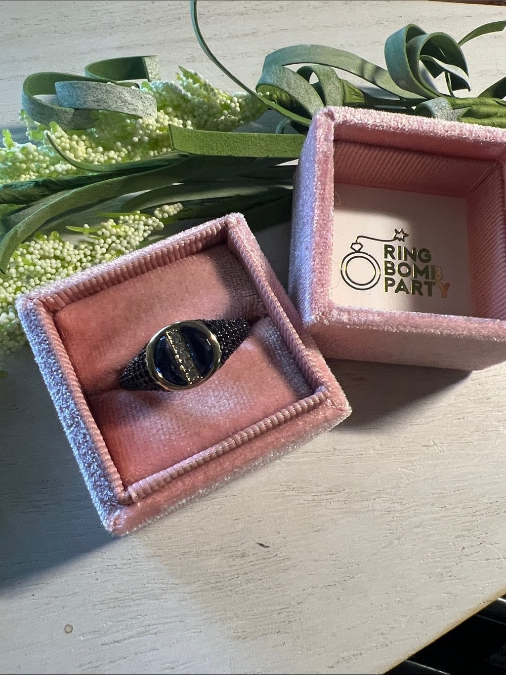 Bomb Party “power move” size 10 ring